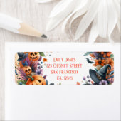 Étiquette Eve enchantée - Halloween festive (En situation)