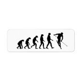 Étiquette Évolution du ski (Devant)