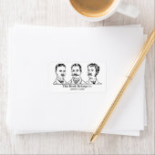 Étiquette Ex Libris - Trois hommes v1 (En situation)