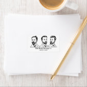 Étiquette Ex Libris - Trois hommes v5 (En situation)