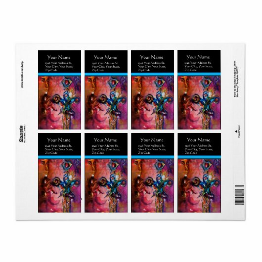 ÉTIQUETTE EXCALIBUR (Feuille entière)