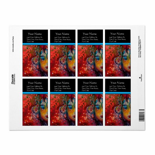 ÉTIQUETTE EXCALIBUR (Feuille entière)