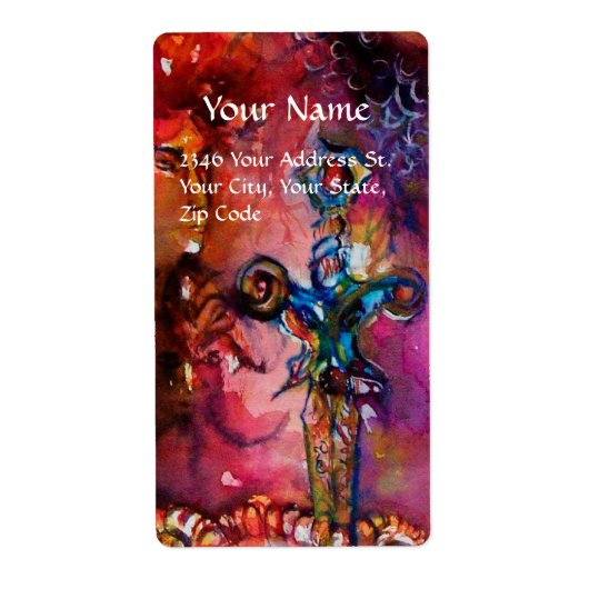 ÉTIQUETTE EXCALIBUR (Devant)