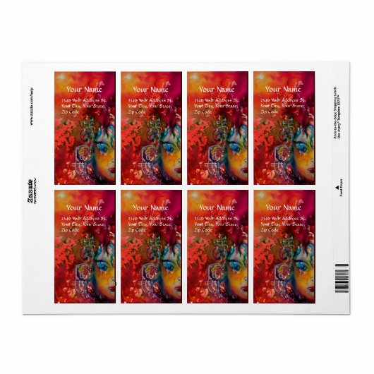 ÉTIQUETTE EXCALIBUR (Feuille entière)