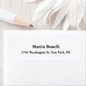 Étiquette Exclusif minimaliste élégant moderne (En situation)