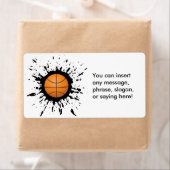 Étiquette Explosion de basket-ball (En situation)
