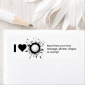 Étiquette Explosive I Love Volleyball 1 (En situation)