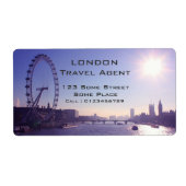 Étiquette Eye de Londres (Devant)