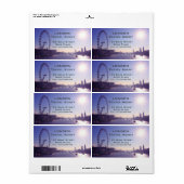 Étiquette Eye de Londres (Feuille entière)