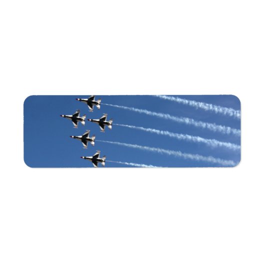Étiquette F-16 Formation de Delta Thunderbirds (Devant)