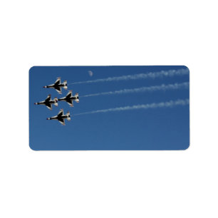 Étiquette F-16 Thunderbirds Formation de diamant