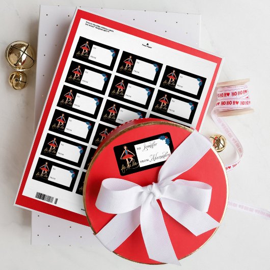 Étiquette Fa La Christmas Nutcracker Ballet Dancer À & De