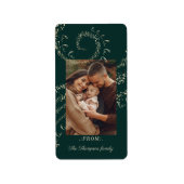 Étiquette Fa La Magique Noël Carol Photo Green (Devant)