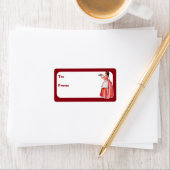 Étiquette Fabricant de secteurs vintage (En situation)