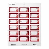 Étiquette Fabricant de secteurs vintage (Feuille entière)