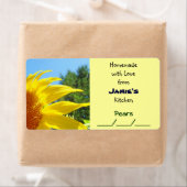 Étiquette Fabriqué maison avec amour de votre cuisine Cannin (En situation)