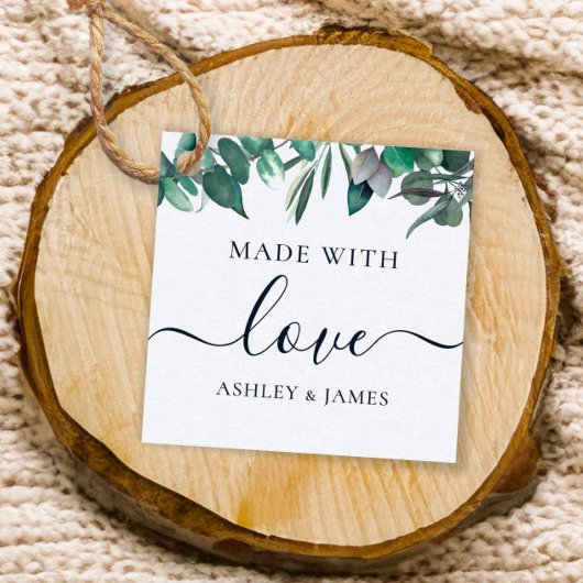 Étiquette Fabriquée Avec Amour, Étiquette de Cadea