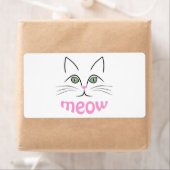 Étiquette Face de chat (En situation)