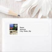 Étiquette Fairbanks, Alaska Collage (En situation)