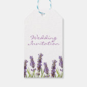 Étiquette Faire-part de mariage Lavender (Devant)
