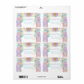 Étiquette Fairy Dream Catcher bouteille d'eau Merci cadeau (Feuille entière)