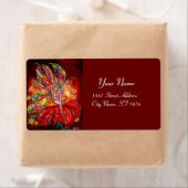 ÉTIQUETTE FAIRY EN ROUGE (En situation)