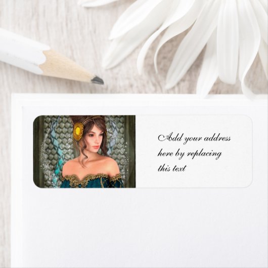 Étiquette Fairytale Princess (En situation)