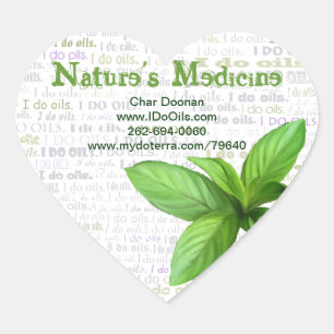 Étiquette fais huiles de menthe poivrée "je"