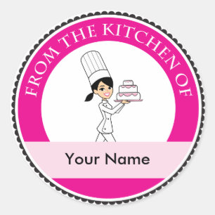 Étiquette fait sur commande de cuisson avec