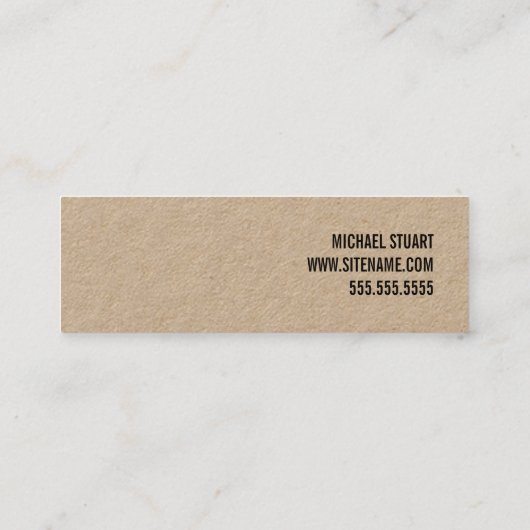 Étiquette faite main de cadeaux de papier (Dos)