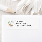 Étiquette Faites-moi confiance... Je suis professeur de scie (En situation)