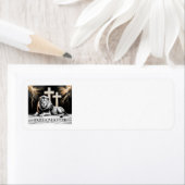 Étiquette Faith Over Fear Address Labels (En situation)