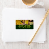 Étiquette Fallen Maple Feuille Jaune Automne Nature (En situation)