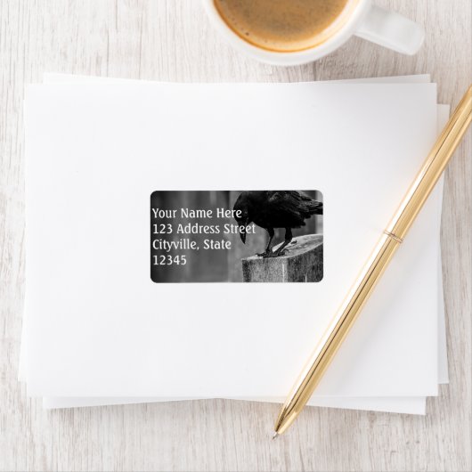 Étiquette Falln Cemetery Crow (En situation)