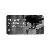 Étiquette Falln Cemetery Crow (Devant)