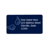 Étiquette Falln Chibi Angel Wings (Devant)