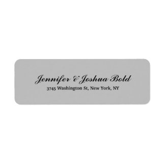 Étiquette Famille de scripts professionnels Silver Grey