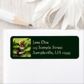 Étiquette Famille d'ours Brown (En situation)