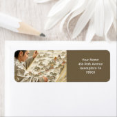 Étiquette Fantasy Cute Japanese Painter Landscape (En situation)