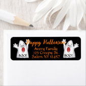 Étiquette Fantôme mignon (En situation)