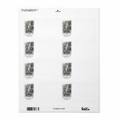 Étiquette Farrier Blacksmith en utilisant Anvil (Feuille entière)