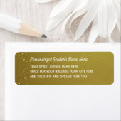 Étiquette Faux d'adresse de retour personnalisée (En situation)