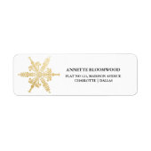 Étiquette Faux Gold Faux (Devant)