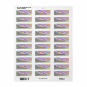 Étiquette Faux holographique (Feuille entière)