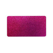 Étiquette Faux Hot rose Parties scintillant Arrière - plan é (Devant)