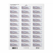 Étiquette FAUX Iridescent Holographique (Feuille entière)