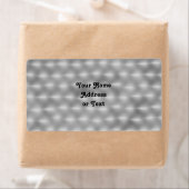 Étiquette Faux Metal - Acier brossé (En situation)