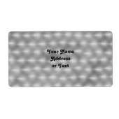 Étiquette Faux Metal - Acier brossé (Devant)