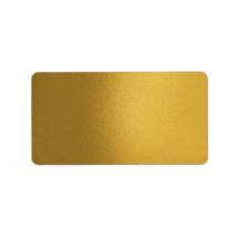 Faux Metalic Gold Lable
