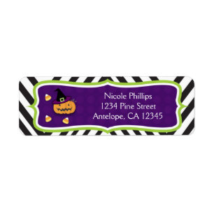 Étiquette Faveur de fête personnalisée pour Halloween fantai